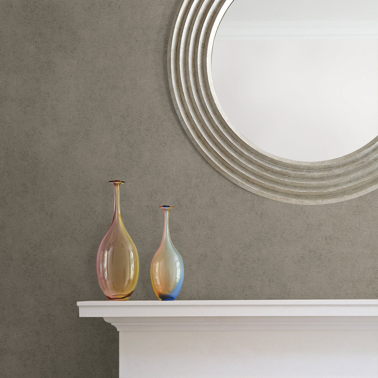 Advantage 2836-467215 Cade Taupe Texture Wallpaper