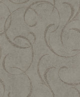 Advantage 2836-467659 Lysander Taupe Scrolls Wallpaper