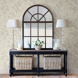 Advantage 2836-490817 Claudius Off-White Leaf Silhouette Wallpaper