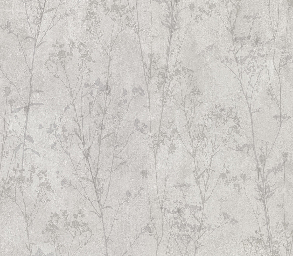 Advantage 2836-802023 Cordelia Light Grey Floral Silhouettes Wallpaper