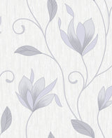Advantage 2836-M0852 Mercutio Grey Floral Trail Wallpaper