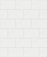 Advantage 2836-M1054 Angelo Ivory Subway Tile Wallpaper