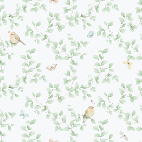 Galerie Bambino Birdy Green Sidewall 284-3
