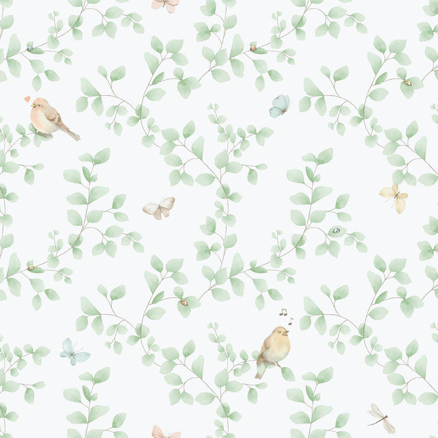 Galerie Bambino Birdy Green Sidewall 284-3