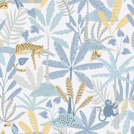 Galerie Bambino Jungly Blue Sidewall 286-2