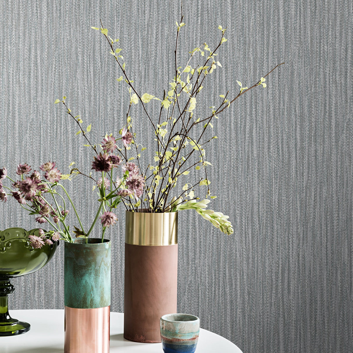 A-Street Prints 2861-25294 Raffia Charcoal Faux Grasscloth Wallpaper