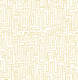 A-Street Prints 2861-25700 Ramble Mustard Geometric Wallpaper