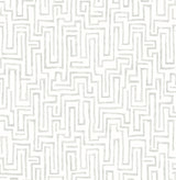A-Street Prints 2861-25703 Ramble Grey Geometric Wallpaper