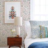 A-Street Prints 2861-25716 Floret Pink Flora Wallpaper