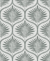 A-Street Prints 2861-25718 Laurel Grey Ogee Wallpaper
