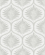 A-Street Prints 2861-25720 Laurel Light Grey Ogee Wallpaper