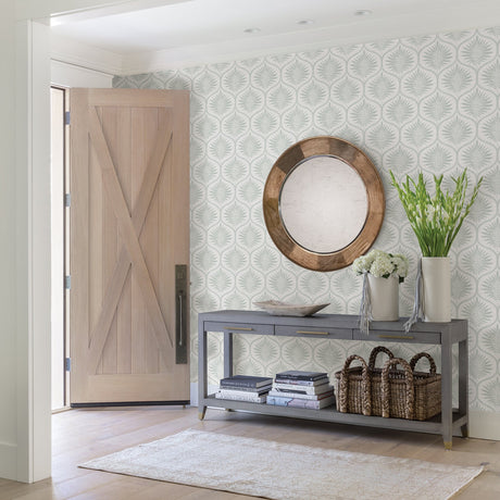 A-Street Prints 2861-25721 Laurel Sage Ogee Wallpaper