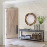 A-Street Prints 2861-25722 Laurel Bone Ogee Wallpaper