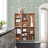 A-Street Prints 2861-25724 Revival Dark Green Fauna Wallpaper