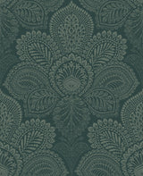 A-Street Prints 2861-25729 Triumph Dark Green Medallion Wallpaper