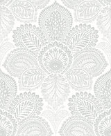 A-Street Prints 2861-25730 Triumph Off-White Medallion Wallpaper