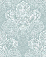 A-Street Prints 2861-25731 Triumph Light Blue Medallion Wallpaper