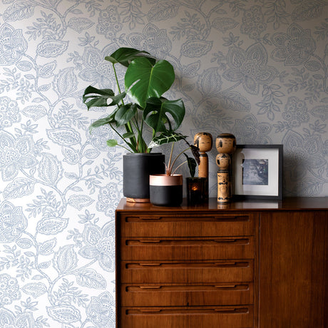 A-Street Prints 2861-25735 Larkin Lavender Floral Wallpaper