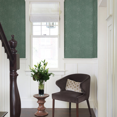 A-Street Prints 2861-25739 Zenith Green Abstract Geometric Wallpaper