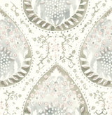 A-Street Prints 2861-25749 Alistair Grey Medallion Wallpaper