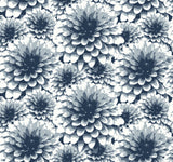 A-Street Prints 2861-87521 Umbra Indigo Floral Wallpaper