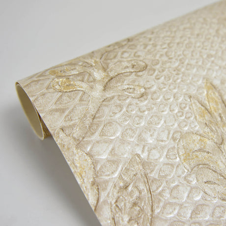 Brewster 2871-88731 Puglia Cream Python Arabesque Wallpaper