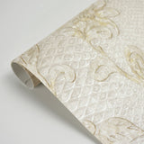 Brewster 2871-88732 Puglia Ivory Python Arabesque Wallpaper