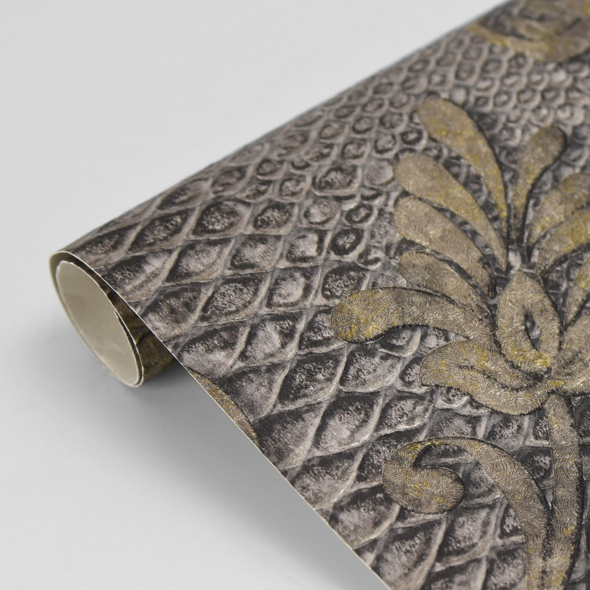 Brewster 2871-88734 Puglia Chocolate Python Arabesque Wallpaper