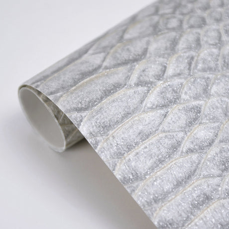 Brewster 2871-88736 Sovana Light Grey Python Wallpaper