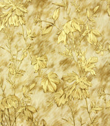 Brewster 2871-88742 Portofino Gold Cow Leaves Wallpaper