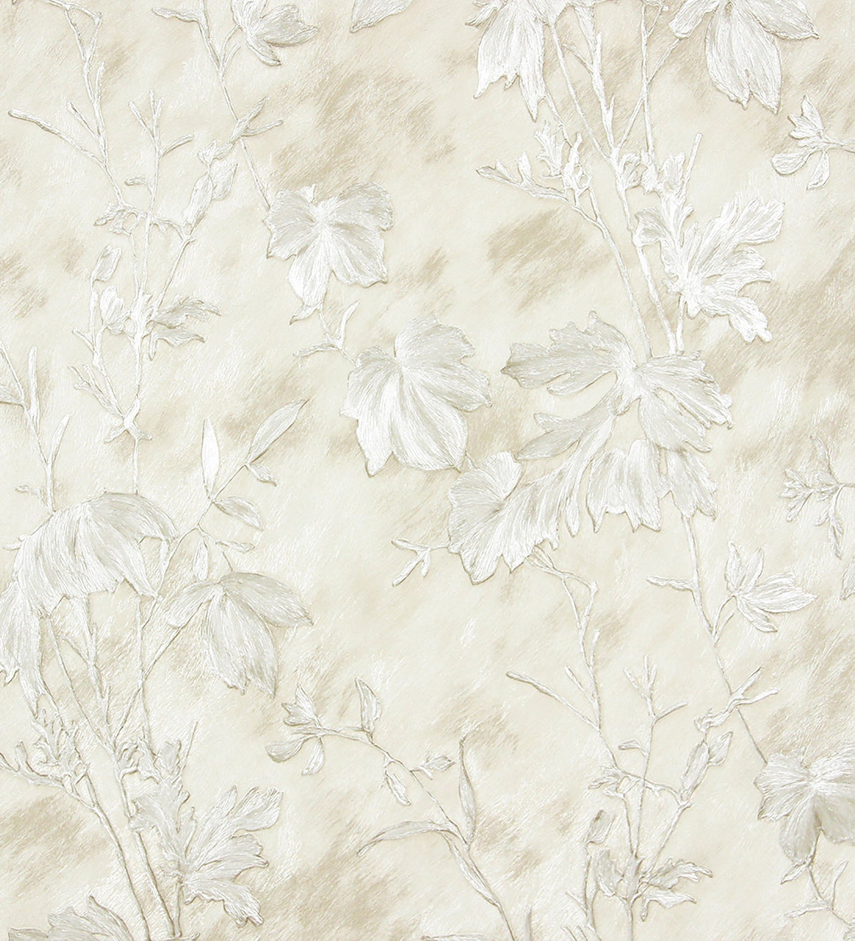 Brewster 2871-88744 Portofino Off-White Cow Leaves Wallpaper