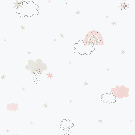 Galerie Bambino Rainbow Pink Sidewall 288-1