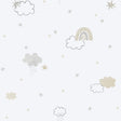 Galerie Bambino Rainbow Beige Sidewall 288-3