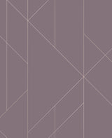 A-Street Prints 2889-25205 Torpa Purple Geometric Wallpaper