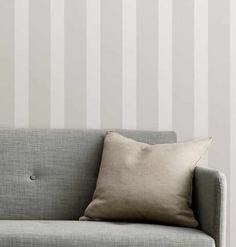 A-Street Prints 2889-25208 Visby Silver Stripe Wallpaper