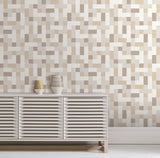 A-Street Prints 2889-25224 Alby Neutral Geometric Wallpaper