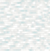 A-Street Prints 2889-25230 Kalmar Light Blue Hazy Stripe Wallpaper