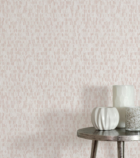 A-Street Prints 2889-25236 Nora Light Pink Abstract Geometric Wallpaper