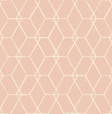 A-Street Prints 2889-25250 Osterlen Light Pink Trellis Wallpaper