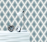 A-Street Prints 2889-25254 Kirana Blue Diamond Wallpaper