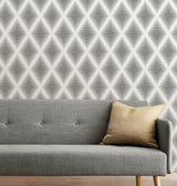 A-Street Prints 2889-25256 Kirana Taupe Diamond Wallpaper