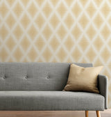 A-Street Prints 2889-25257 Kirana Mustard Diamond Wallpaper