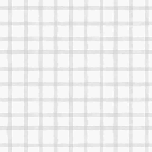 Galerie Bambino Watercolour Checks Silver Grey Sidewall 290-