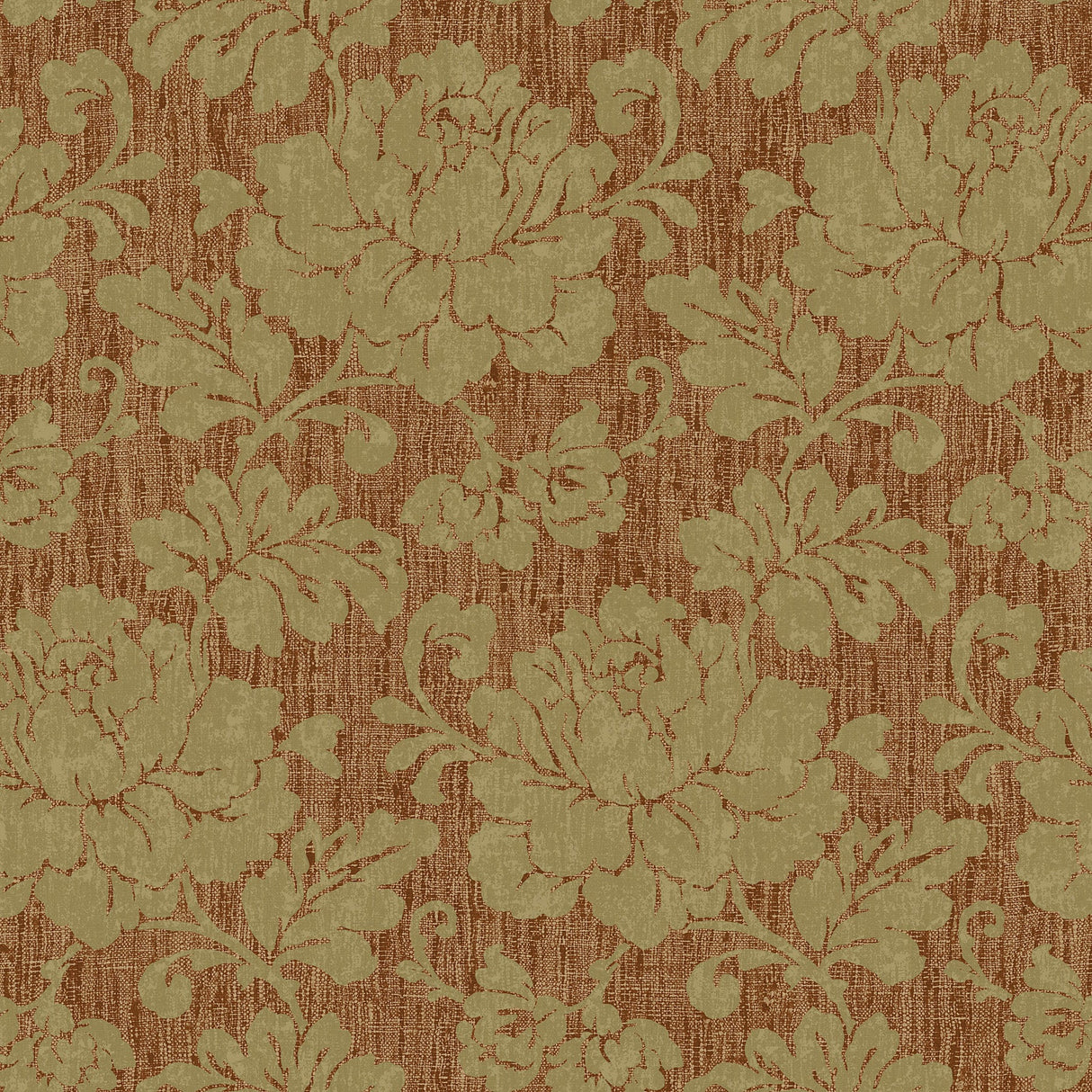 Fairwinds Studio 290-50505 Orange Tonal Floral Wallpaper