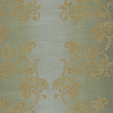 Fairwinds Studio 290-50604 Green Jacobean Ogee Wallpaper