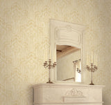 Fairwinds Studio 290-50705 Cream Linen Damask Wallpaper