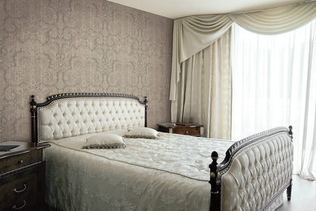 Fairwinds Studio 290-50800 Neutral Lace Damask Wallpaper