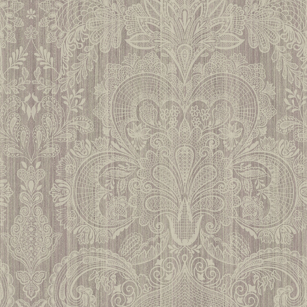 Fairwinds Studio 290-50809 Purple Lace Damask Wallpaper