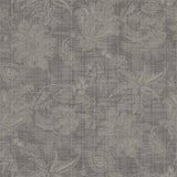 Fairwinds Studio 290-51109 Pewter Jacobean Trail Wallpaper