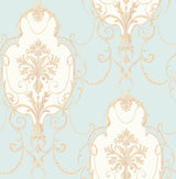 Fine Decor 2900-23251 Lucinda Blue Cameo Wallpaper